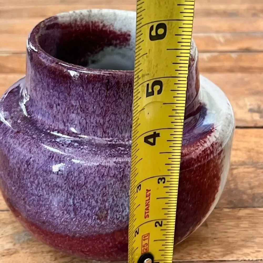Art Studio Pottery Pot Vase 5.25